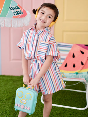 Jessie Set | Rainbow Stripes
