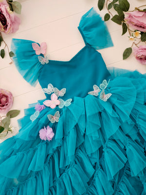 Lyra Tutu Dress | Teal