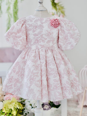 Bellerose Jacquard Dress | Dusty Pink