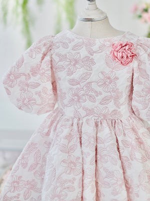 Bellerose Jacquard Dress | Dusty Pink