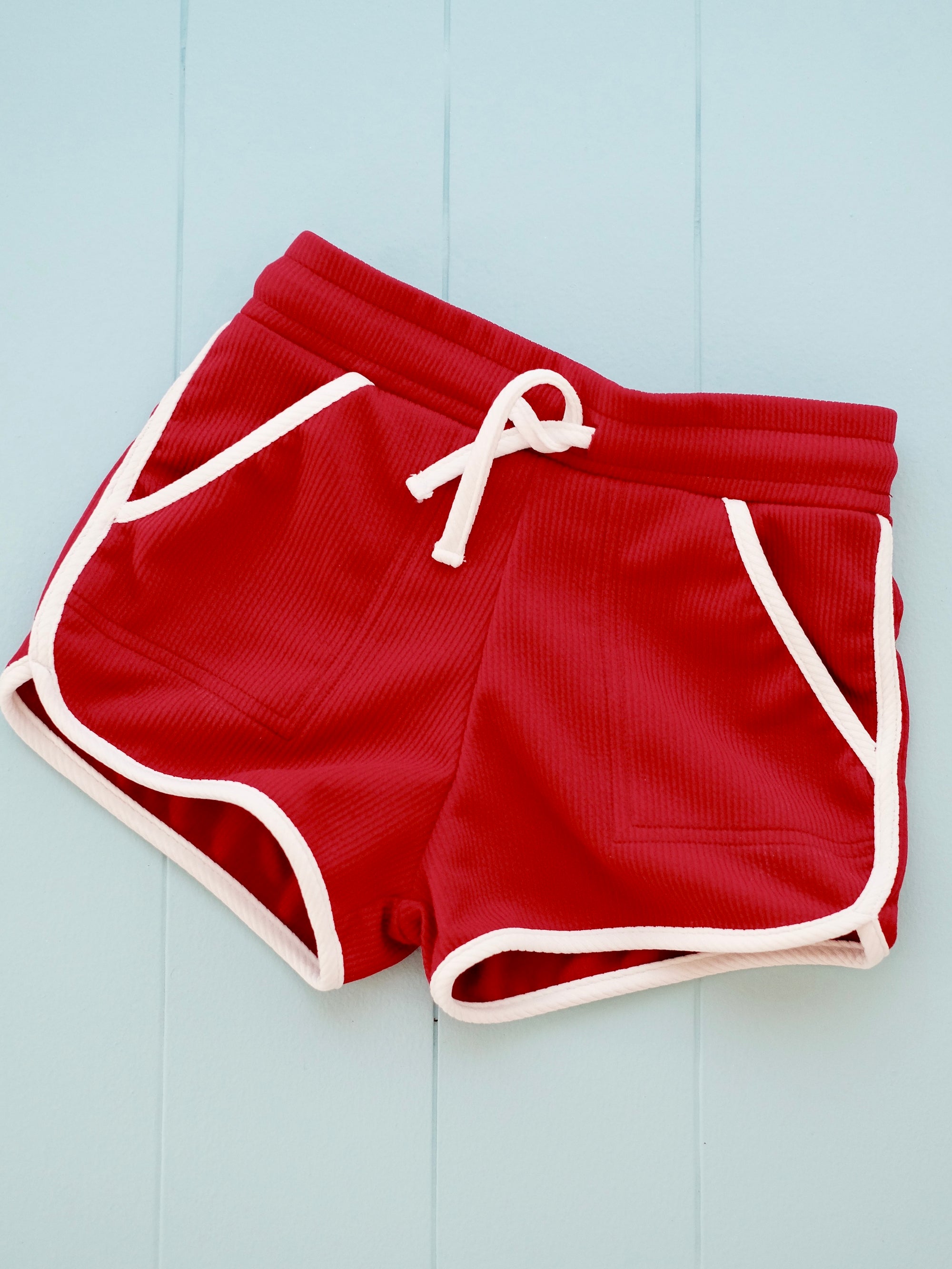 Ringer Shorts | Red