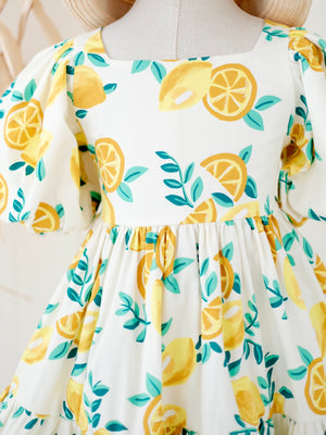 Merida Dress | Lemon Print