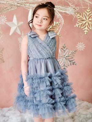 Clara Tutu Dress Dusty Blue