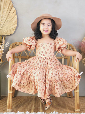 Evelyn Dress | Floral Sienna