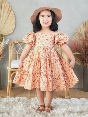 Evelyn Dress | Floral Sienna