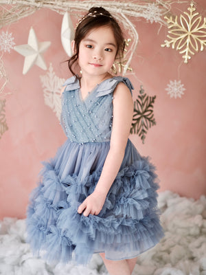 Clara Tutu Dress Dusty Blue