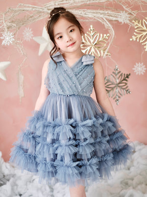 Clara Tutu Dress Dusty Blue