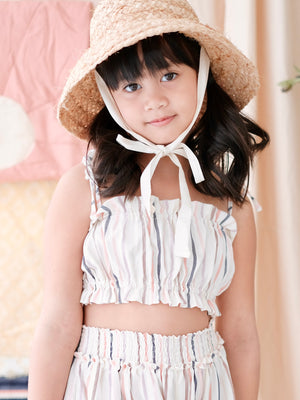 Ally Cotton Top | Stripes
