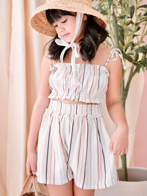 Ally Cotton Top | Stripes
