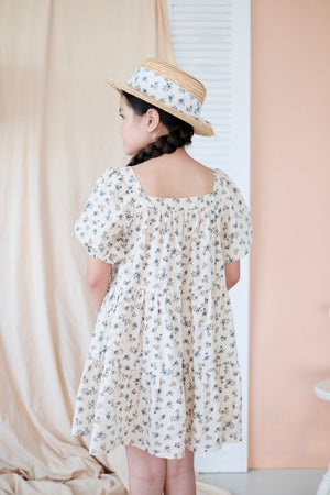 Ida Dress | Vintage Rose in Ecru