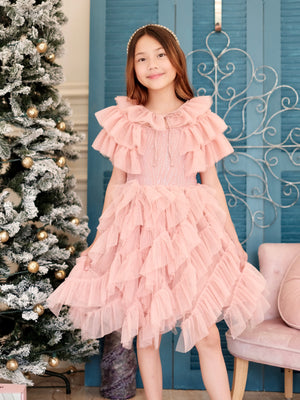 Lyra Tutu Dress | Dusty Pink