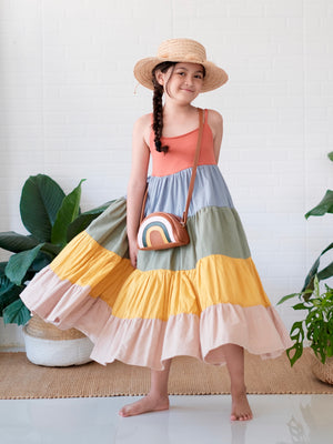 Calliope Color Block Midi