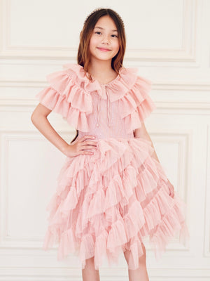 Lyra Tutu Dress | Dusty Pink