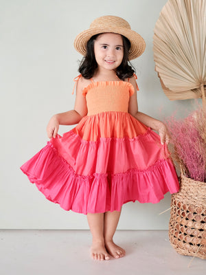 Kira Mini Dress | Sunset