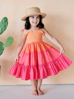 Kira Mini Dress | Sunset