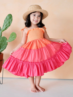 Kira Mini Dress | Sunset