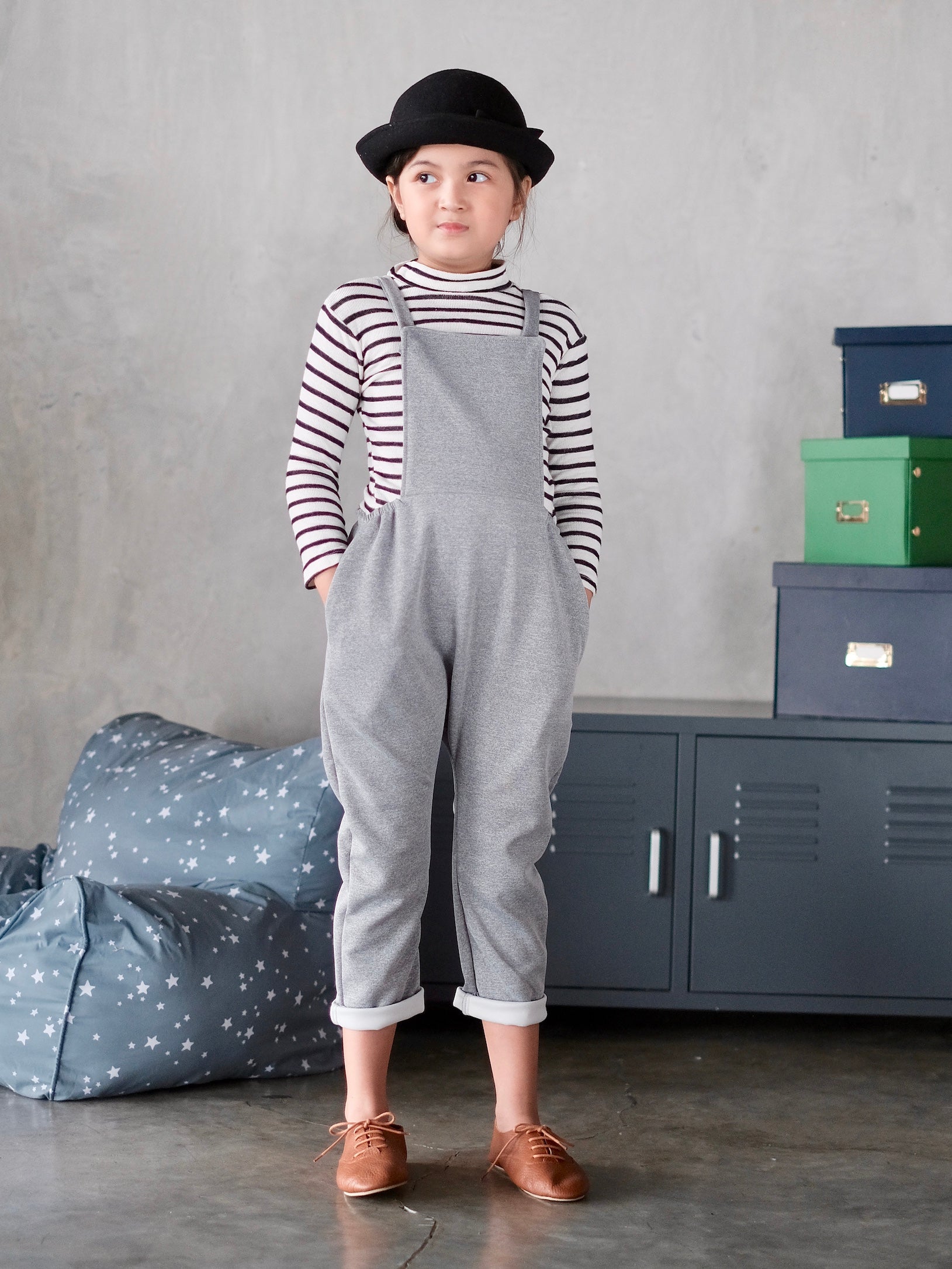 Swinton Overalls / Marled Gray