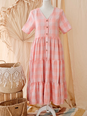Eliana Linen Midi with Sash | Women