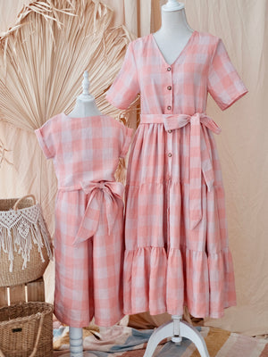 Eliana Linen Midi with Sash | Women