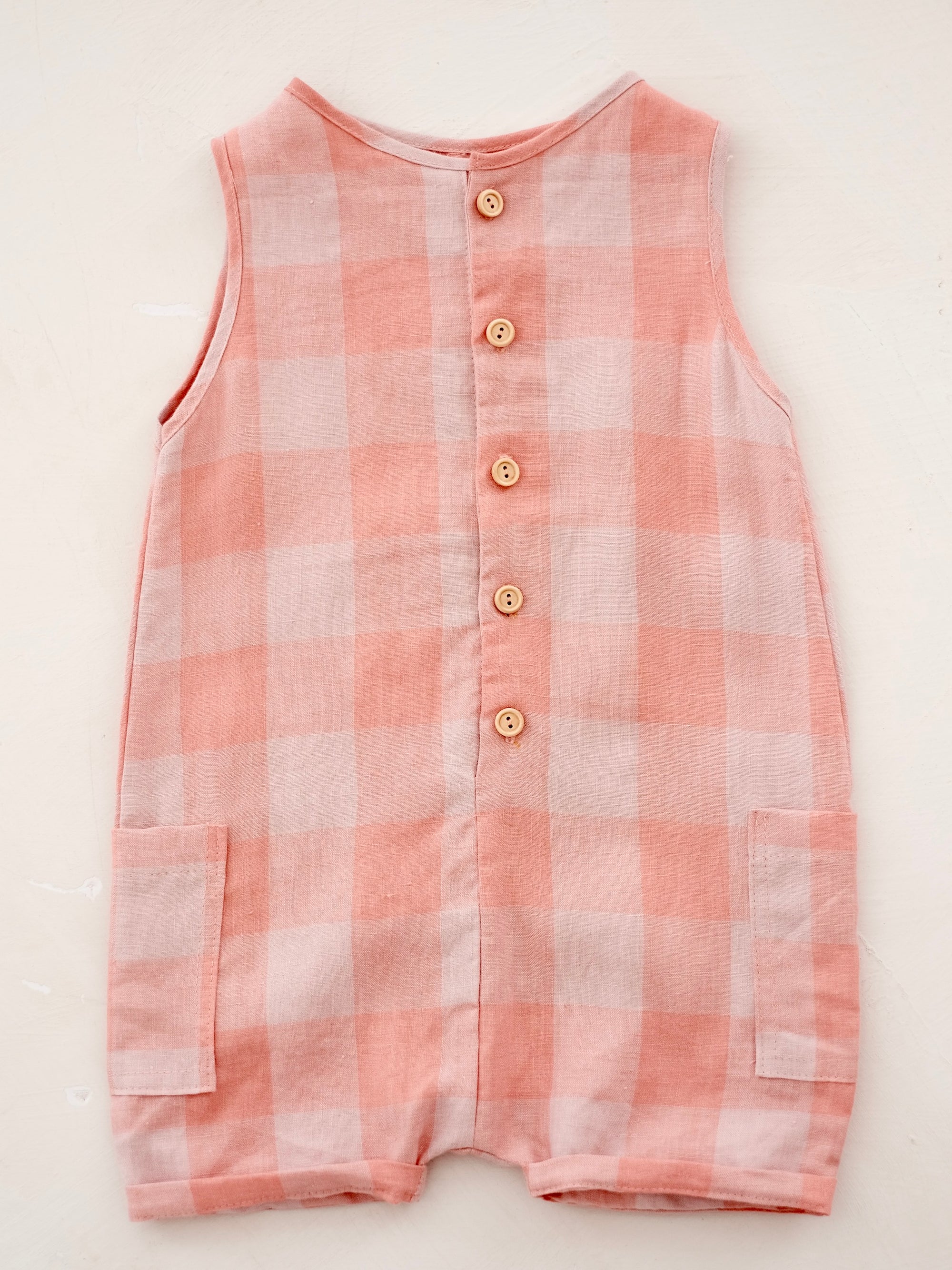 Bubble Linen Romper