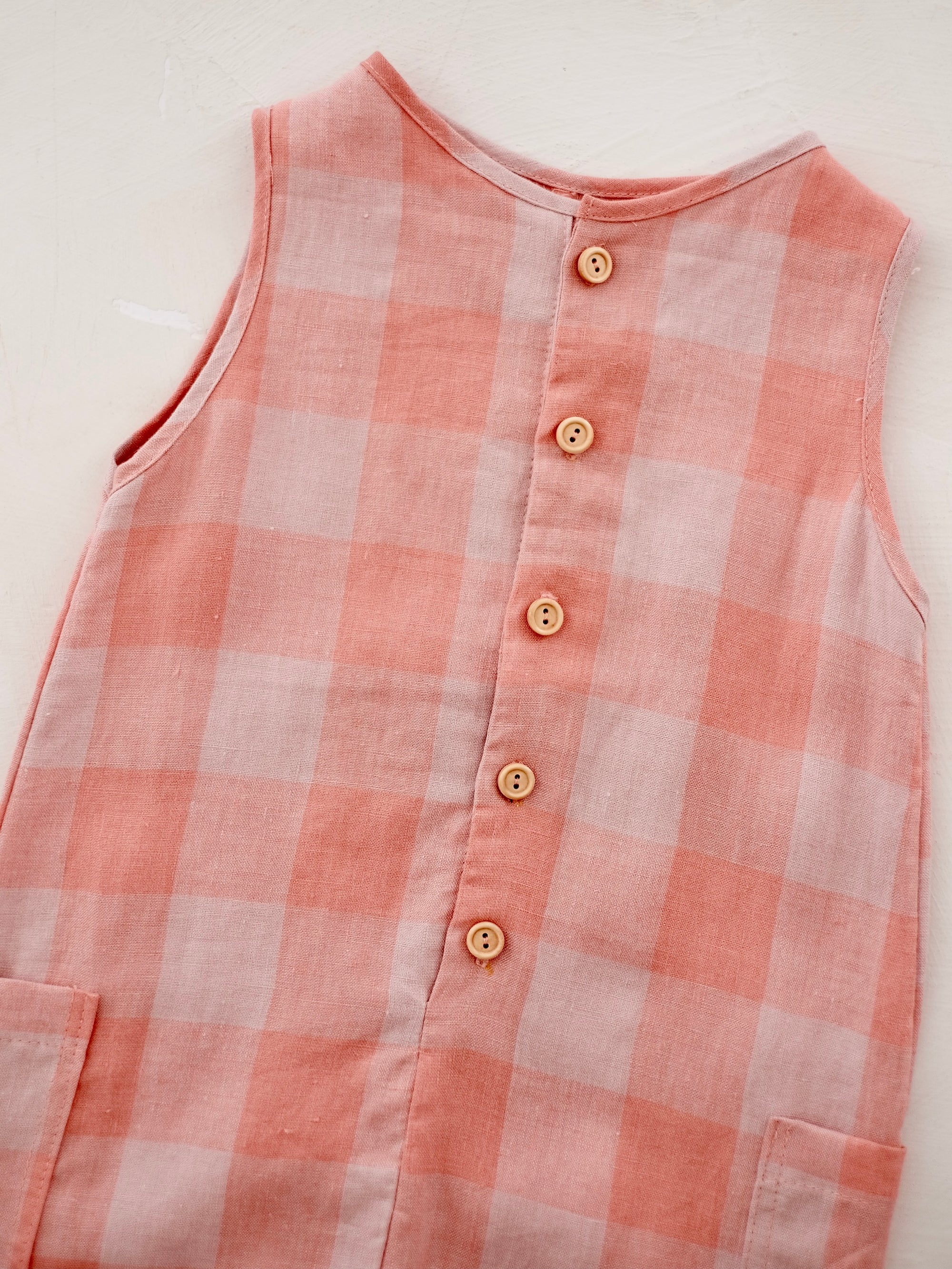Bubble Linen Romper