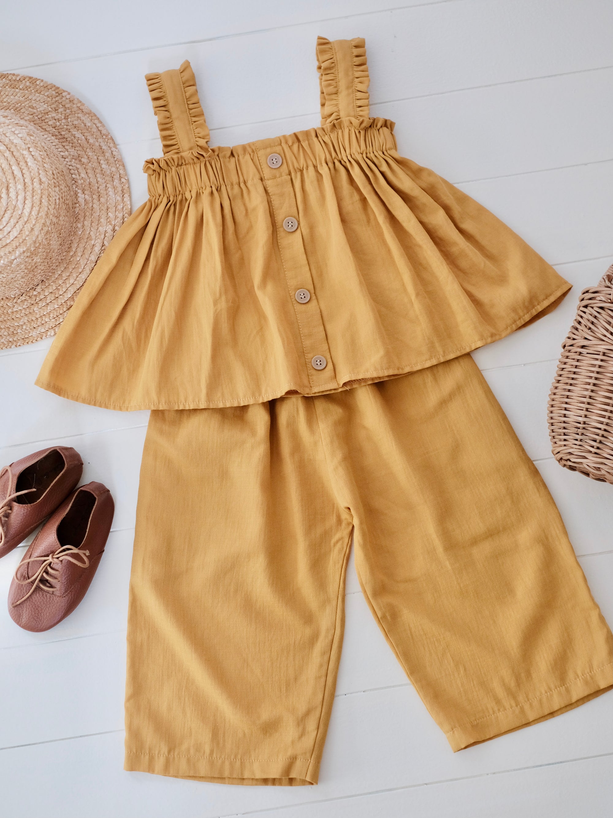 Leta Set in Mustard