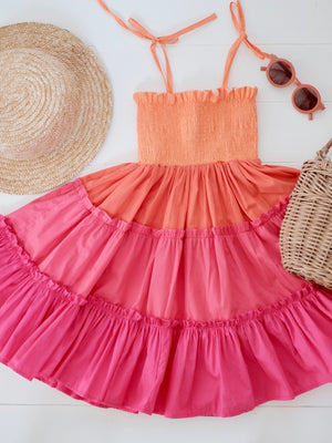 Kira Mini Dress | Sunset