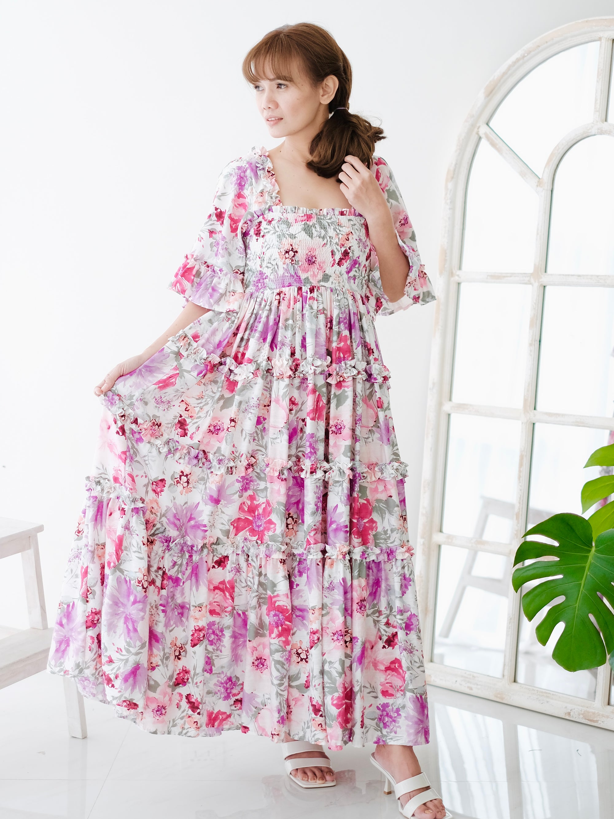 Ingrid Linen Maxi Dress | Women