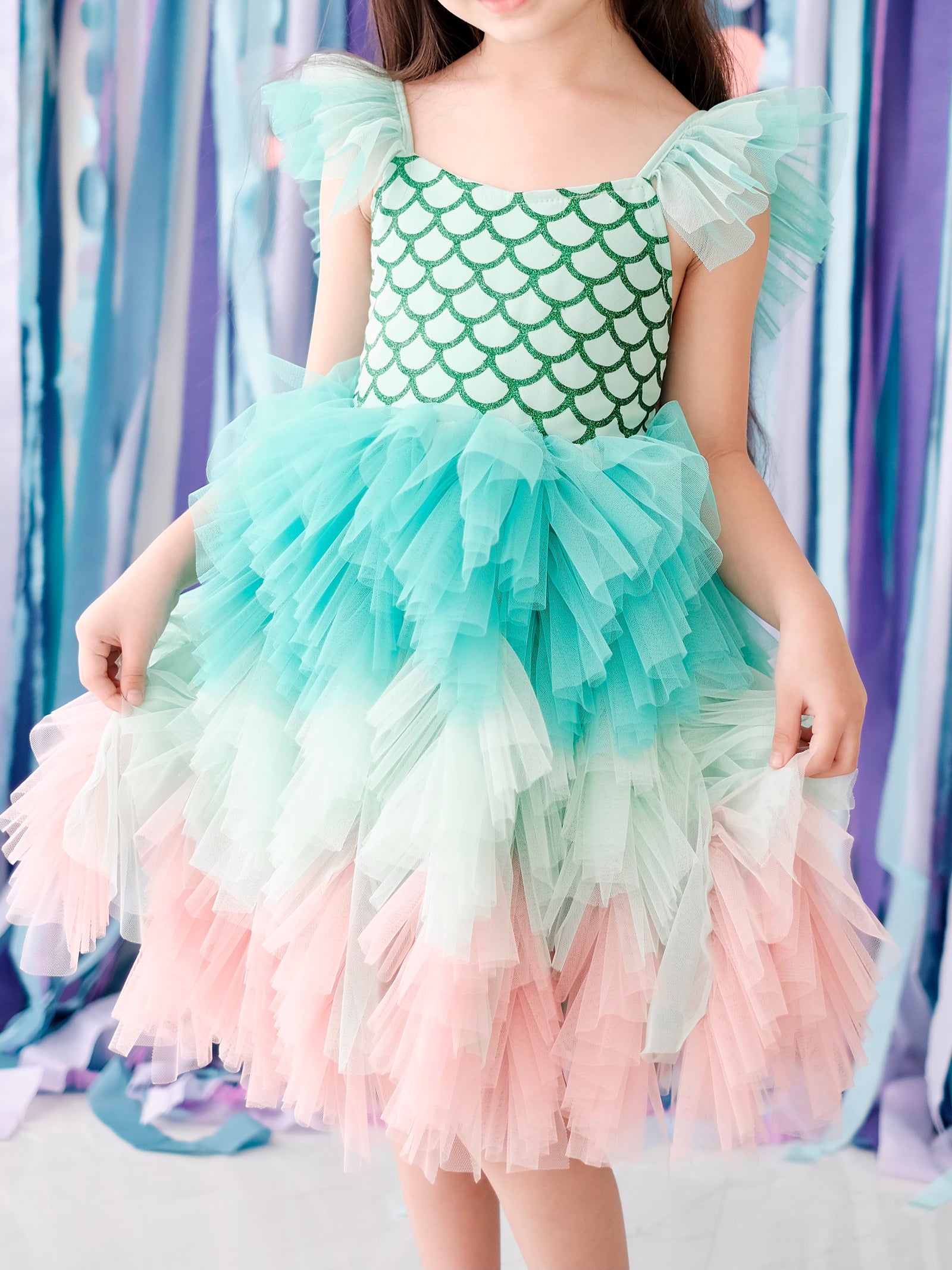 Laurette Tutu | Mermaid Set with Headpiece