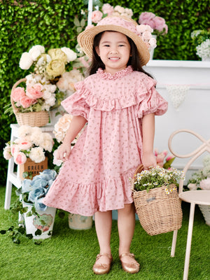 Idalia Dress | Ditsy Floral Pink