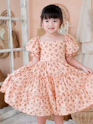 Evelyn Dress | Floral Sienna