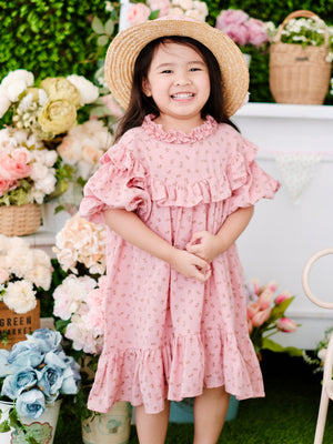 Idalia Dress | Ditsy Floral Pink