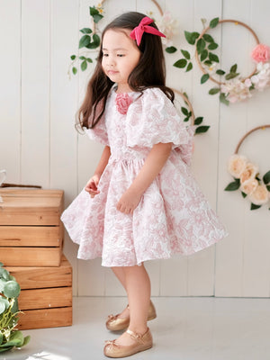 Bellerose Jacquard Dress | Dusty Pink