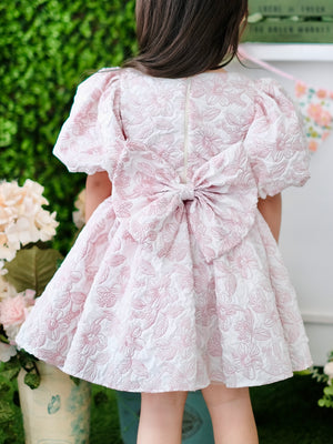 Bellerose Jacquard Dress | Dusty Pink
