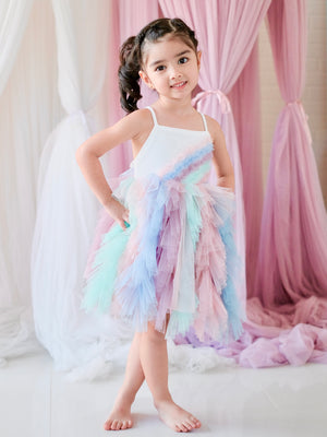 Amitola Rainbow Tutu Dress