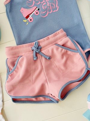 Ringer Shorts | Cotton Candy