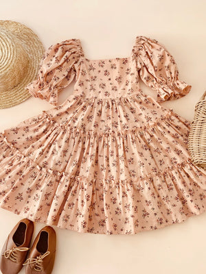 Evelyn Dress | Floral Sienna